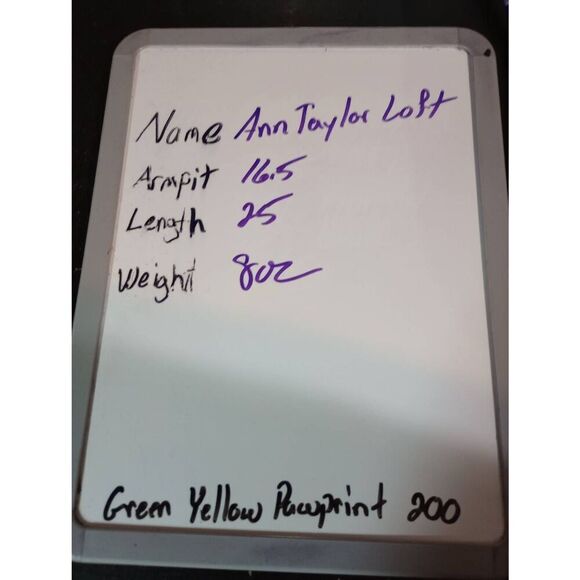 Ann Taylor Loft Shirt Ladies Small Red Gray 3/4 Sleeve Round Neck‎ - Picture 8 of 8